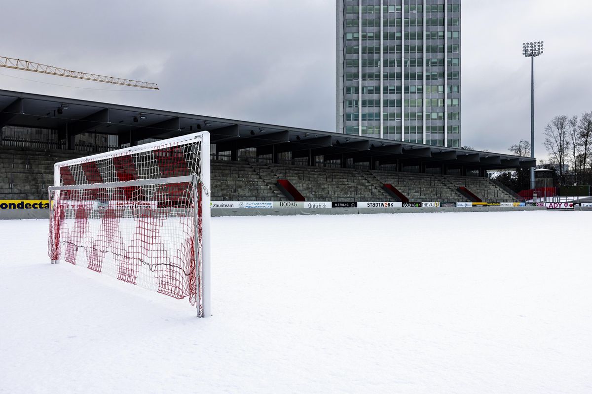 Le stade de la Schützenwiese ne peut pas accueillir de matches pour l’instant.