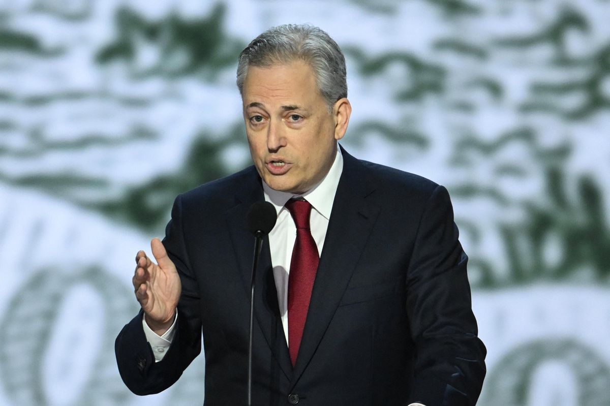 David Sacks, PDG de Yammer, s’exprimant lors de la Convention nationale républicaine de 2024 à Milwaukee.