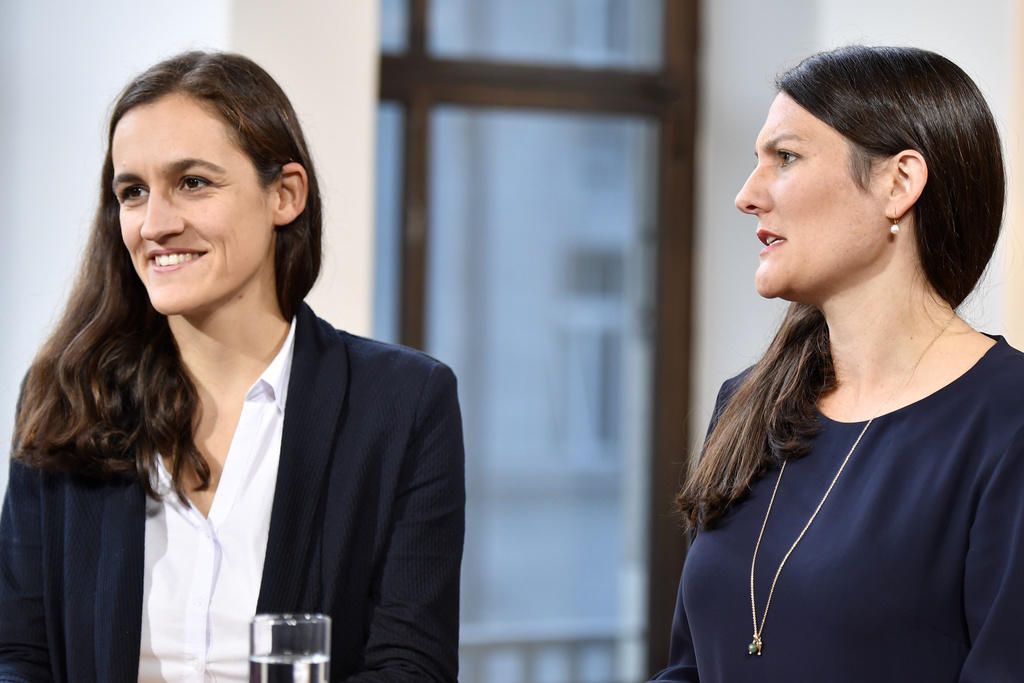 Tiana Angelina Moser (GLP, rechts) zog sich nach dem ersten Wahlgang zurück.