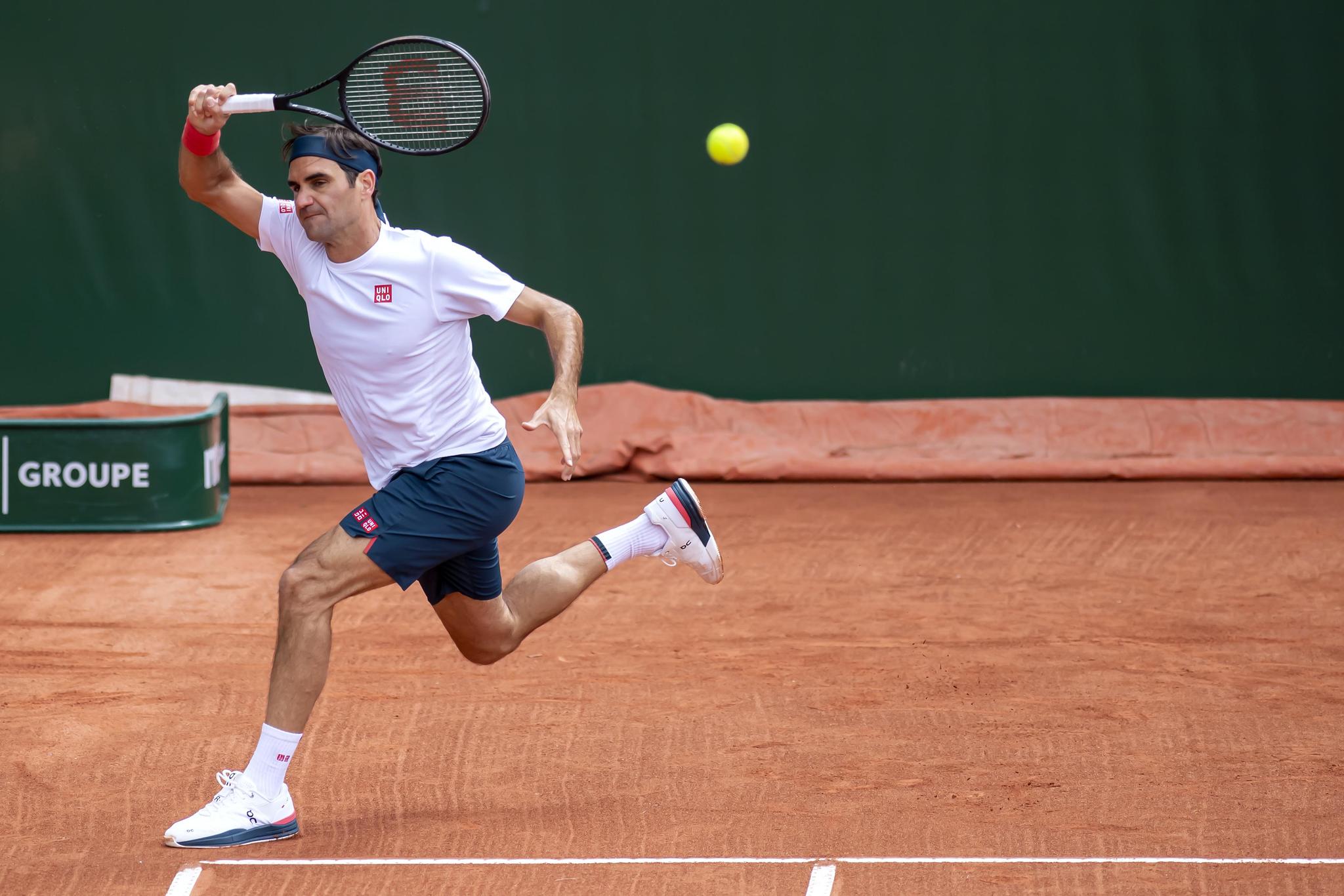 Roger Federer s’est entrainé à Genève en vue du Geneva Open.