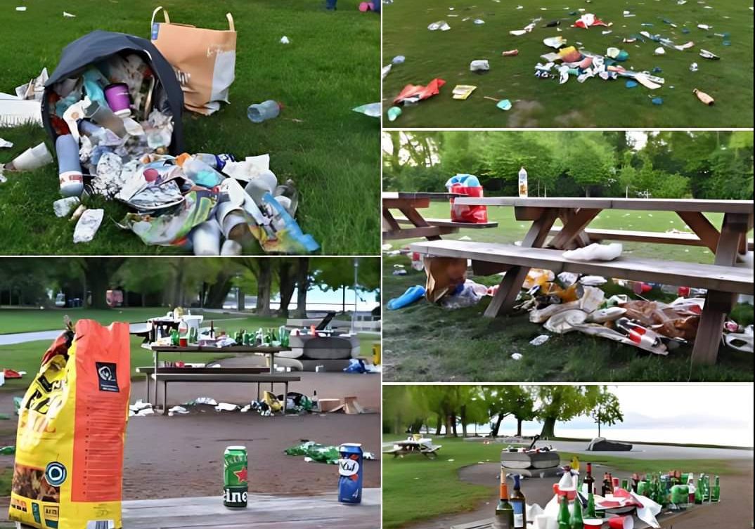 Non, ces déchets ne viennent pas d’une «réunion d’écolos»