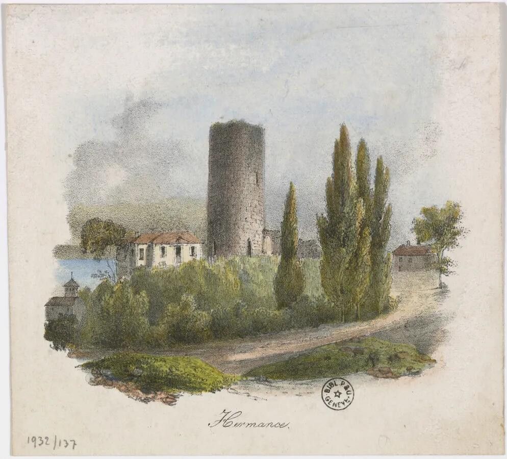 La tour d’Hermance domine un château disparu 