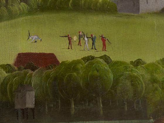 Détail de «La pêche miraculeuse» de Konrad Witz (Musée d’art et d’histoire de Genève, 1843).