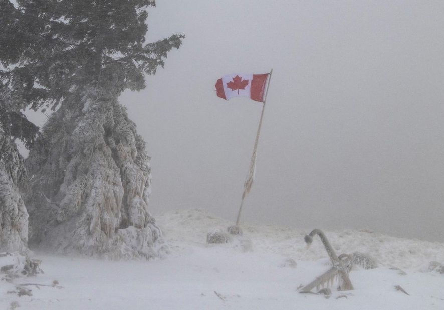 Canada has been hit by severe winter storms in recent days (excuse photo). 
