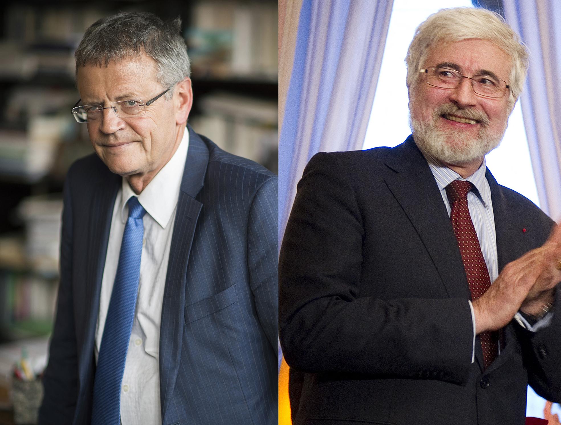 Pascal Boniface, directeur de l’IRIS et auteur de «Comprendre le monde» (Armand Colin), et l’ancien ambassadeur de France à Moscou et directeur de recherche à l’IRIS, Jean de Gliniasty.