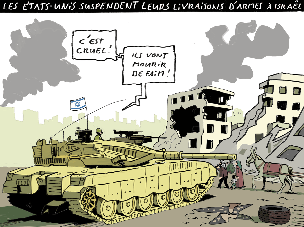 Les Etats-Unis suspendent leurs livraisons d’armes à Israël