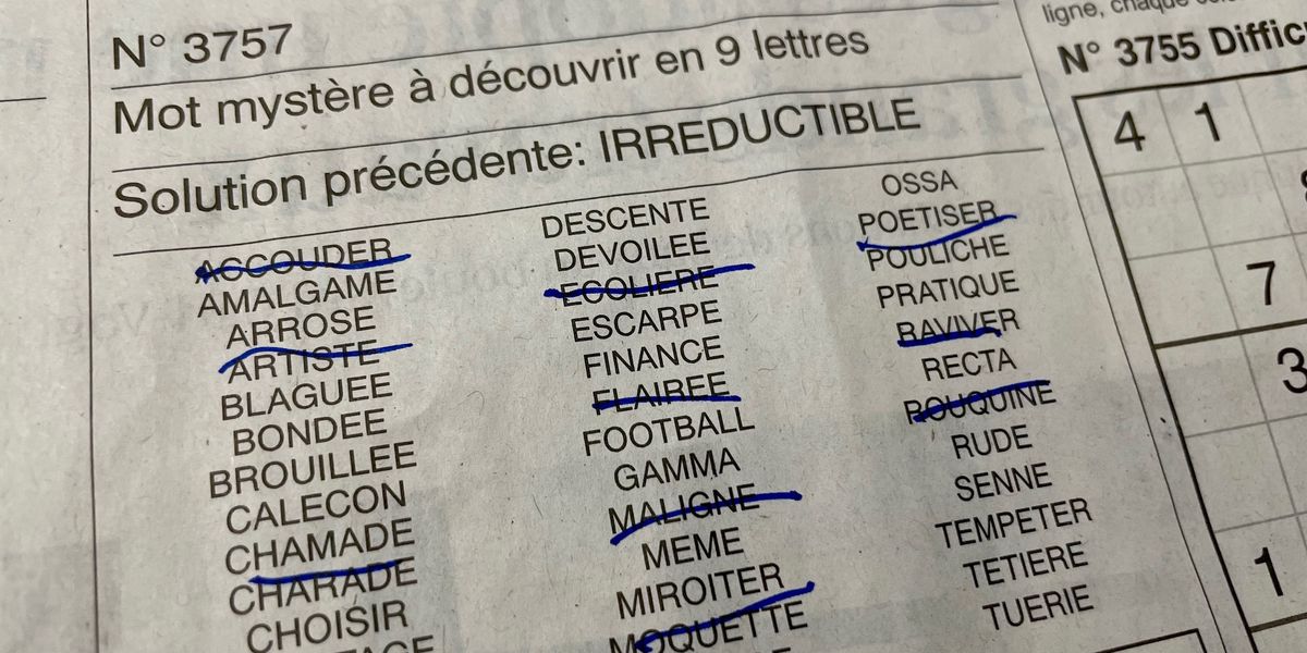 Encre bleue: l&rsquo;insoutenable disparition du &laquo;mot secret&raquo;