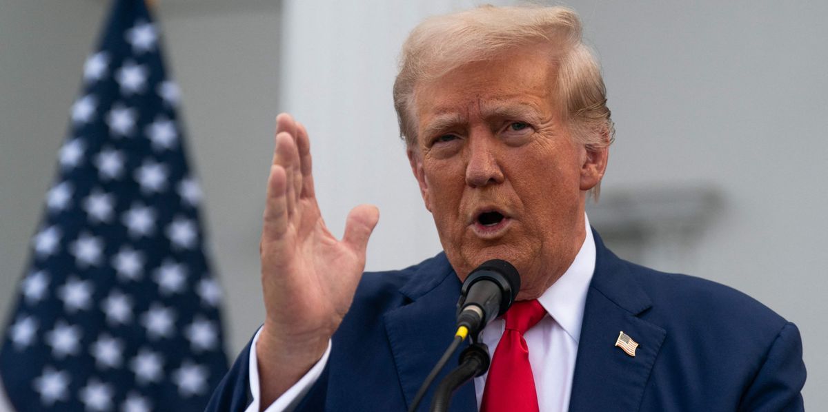 Donald Trump, candidat républicain à la présidence et ancien président des États-Unis, tient une conférence de presse au Trump National Golf Club Bedminster le 15 août 2024.