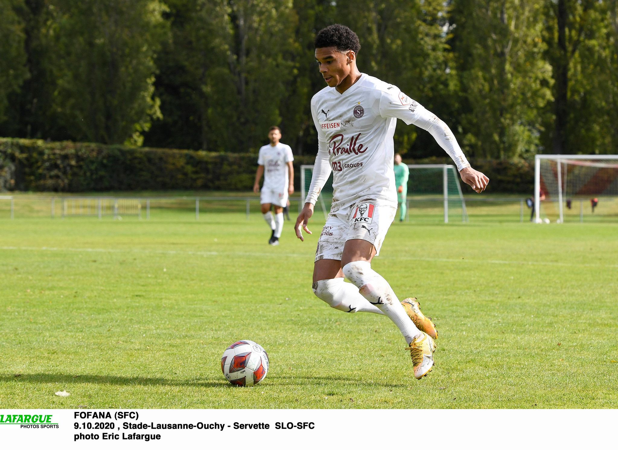 La dernière recrue grenat, Boubacar Fofana, ici en amical contre Stade Lausanne Ouchy il y a une semaine (1-1) pourrait bien faire ses débuts avec le Servette FC ce samedi contre YB.