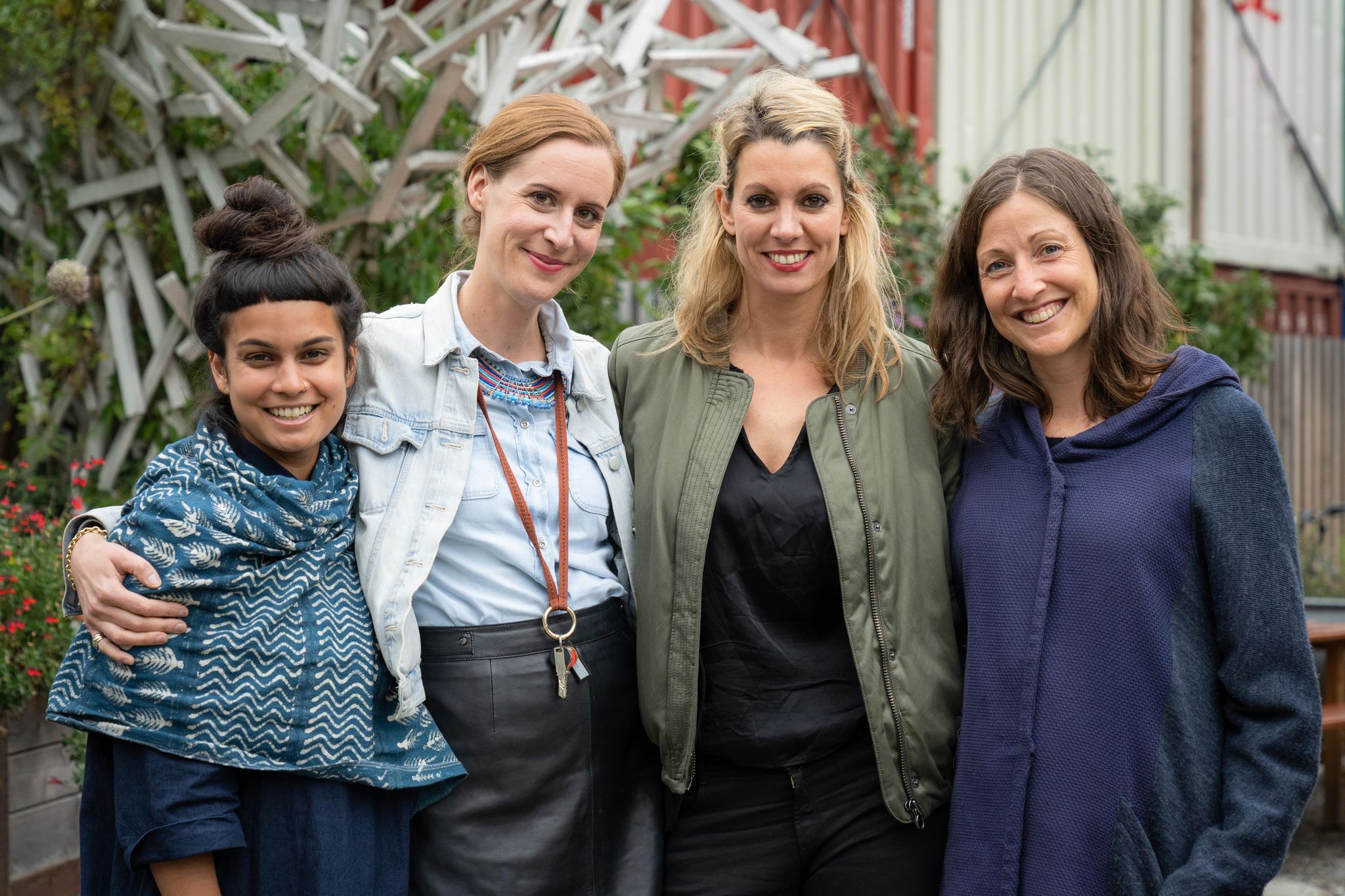 Sie haben das interdisziplinäre Projekt NEA ins Leben gerufen: Tara Lasrado, Nina Schaller, Katja Weber und Daniela Schöb (v.l.).