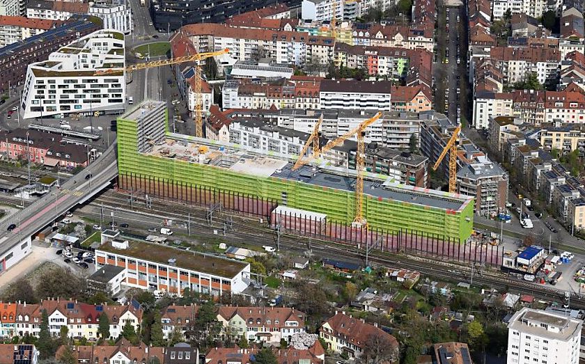 Das neue Naturhistorische Museum samt Staatsarchiv im Bau, Stand März 2024.