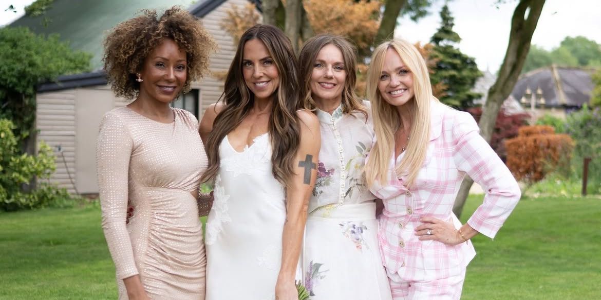 Geri Halliwell: Weiss an Mel Cs Hochzeit sorgt für Empörung