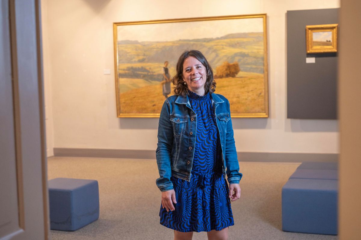 MOUDON LE 13 MAI 2024. Sarah Besson-Coppotelli, directrice du Pôle muséal de Moudon  ©  ( J-P Guinnard/ 24heures)

