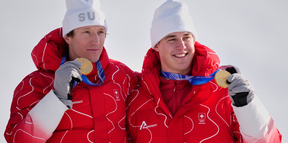Olympics: Swiss double victory by von Allmen and Nef