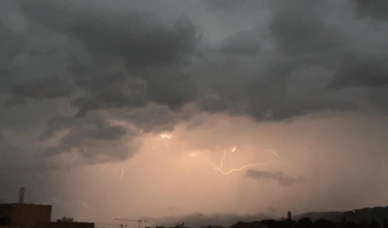 Gewitter über Zürich