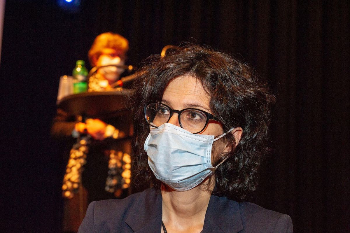 La conseillère d’Etat Christelle Luisier est venue assister à l’Assemblée des syndics du district de Nyon, jeudi soir. 