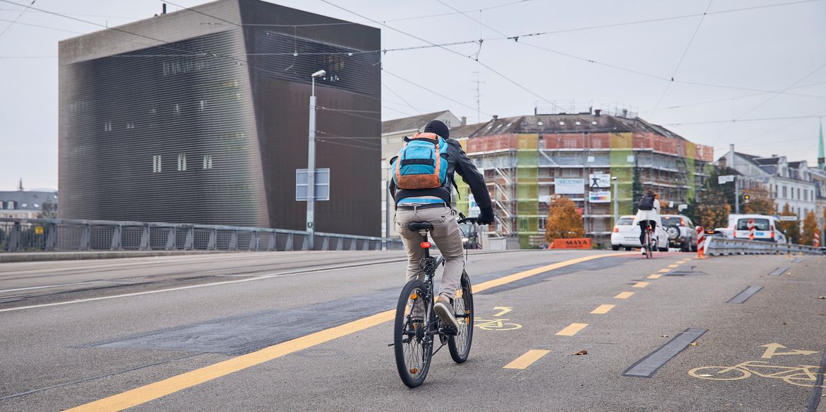 Münchensteinerbrücke Basel: Breiter Velostreifen bleibt – Basler Zeitung
