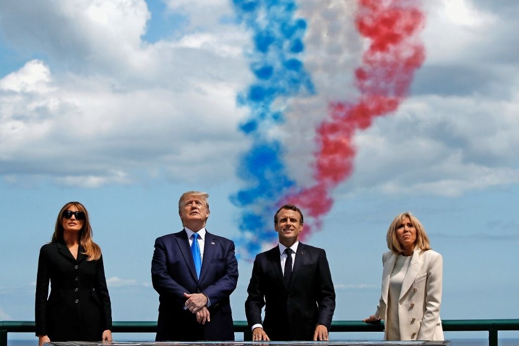 Trump et Macron refont la paix en Normandie