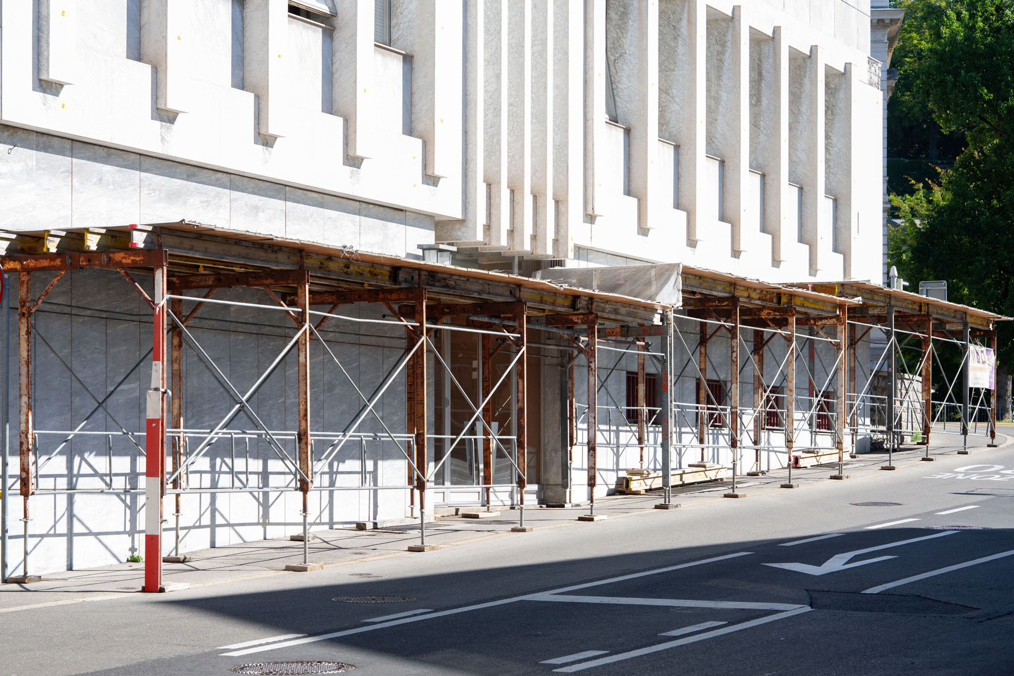 Patrimoine veveysan: Un bâtiment de Vevey menace de s’effriter sur les passants depuis douze ans