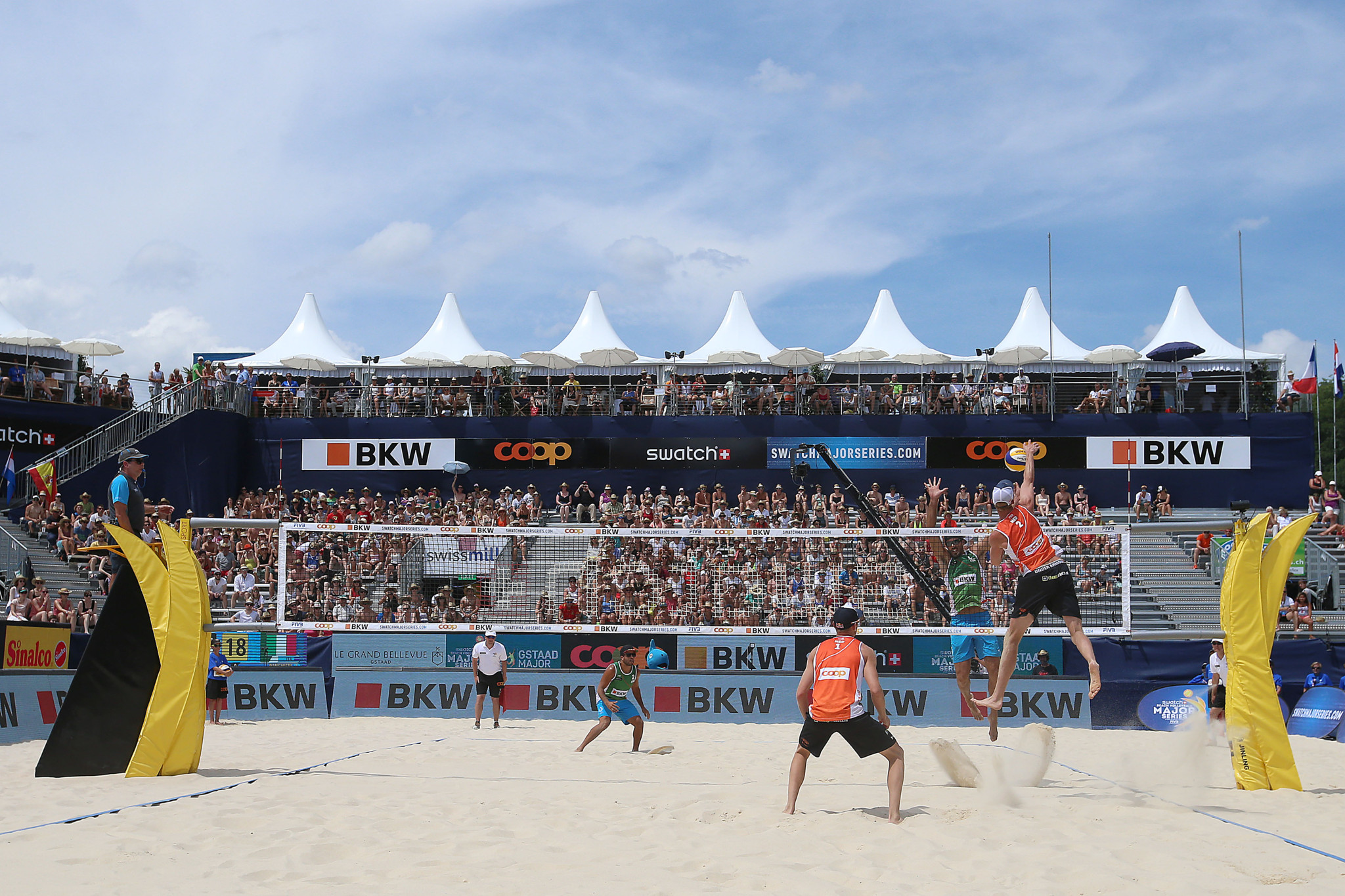 Grossevent im Berner Oberland: Die Beachvolleyball