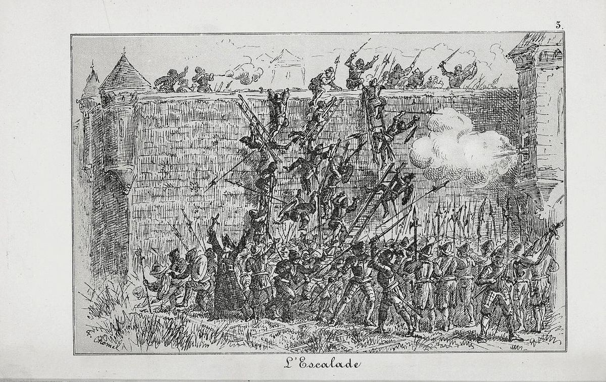 Rosemonde de Rouelbeau et l'Escalade