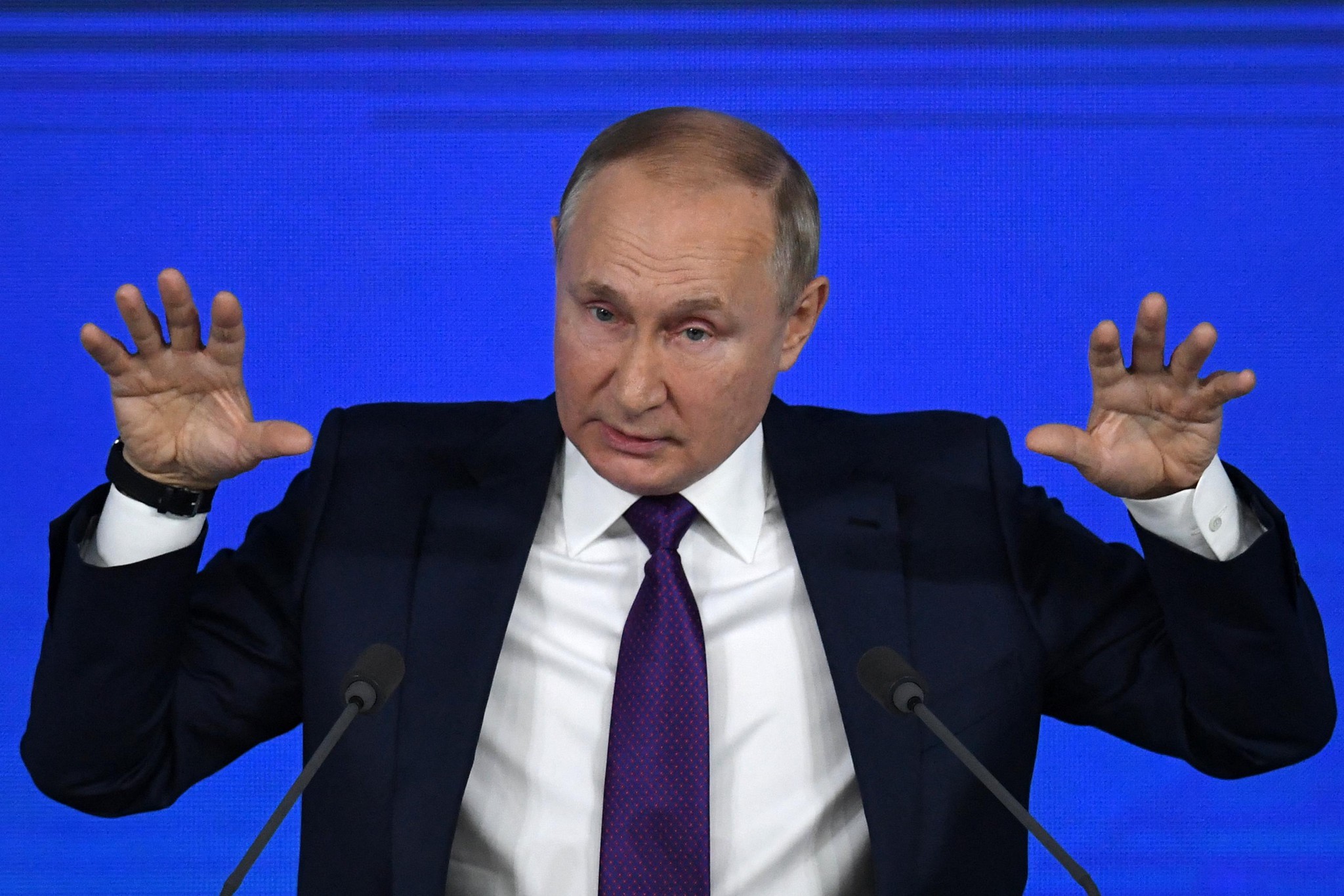 Le président russe Vladimir Poutine le 23 décembre 2021.