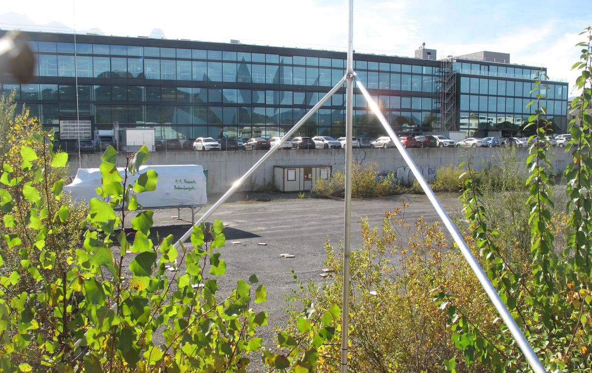 Blick auf das Areal, auf welchem die Boss Holzbau AG einen Neubau erstellen will.