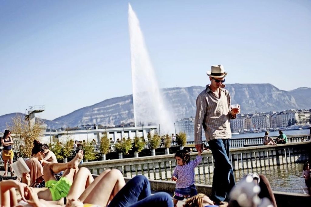 Les Bains des Pâquis à la fête