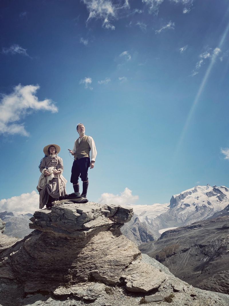 Marie France Hendrikx et son guide Laurent Grichting ont atteint le sommet mercredi en fin de matinée.