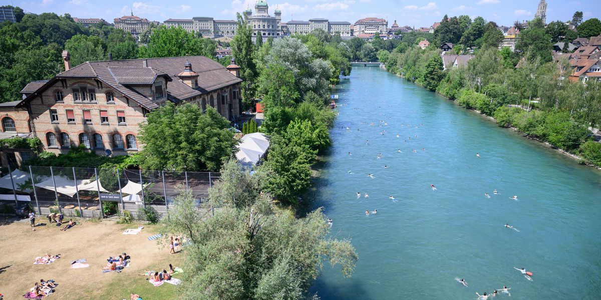 Aare River in Bern: June record of 23.6 degrees reached