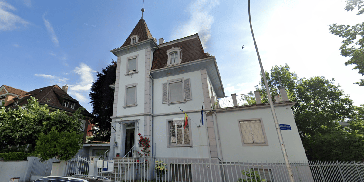 Fire at Romanian embassy in Bern: Police investigating