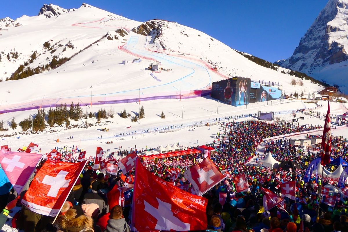  Skiweltcup: Dies sind die Zuschauer-Hotspots am Lauberhornrennen Bildidee 