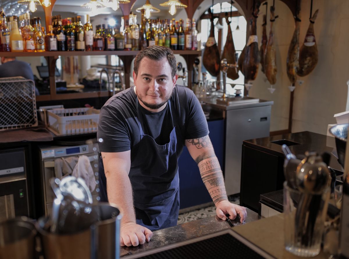 Genève 19/06/2024Gastro, Bellota Bellota. 26 Grand Rue , chef de cuisine Thibaud Chadebec. 