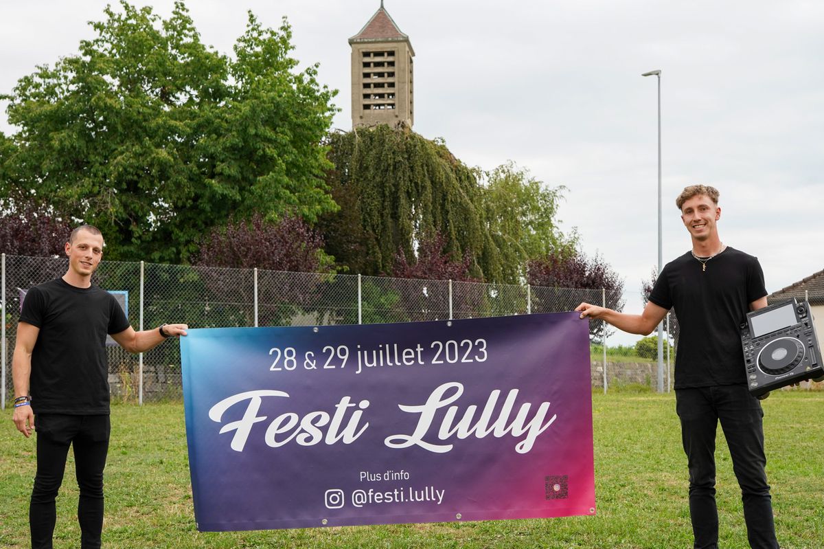 Hormis un peu d’aide de deux proches, Livio Di Matteo et Corentin Rondot ont officié en duo pour monter de toutes pièces un festival de musique à Lully, au-dessus de Morges.