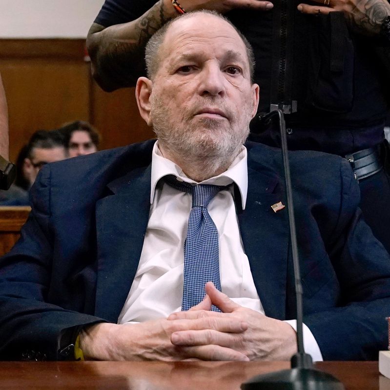 Harvey Weinstein au tribunal de New York pour une audience préliminaire, janvier 2025.