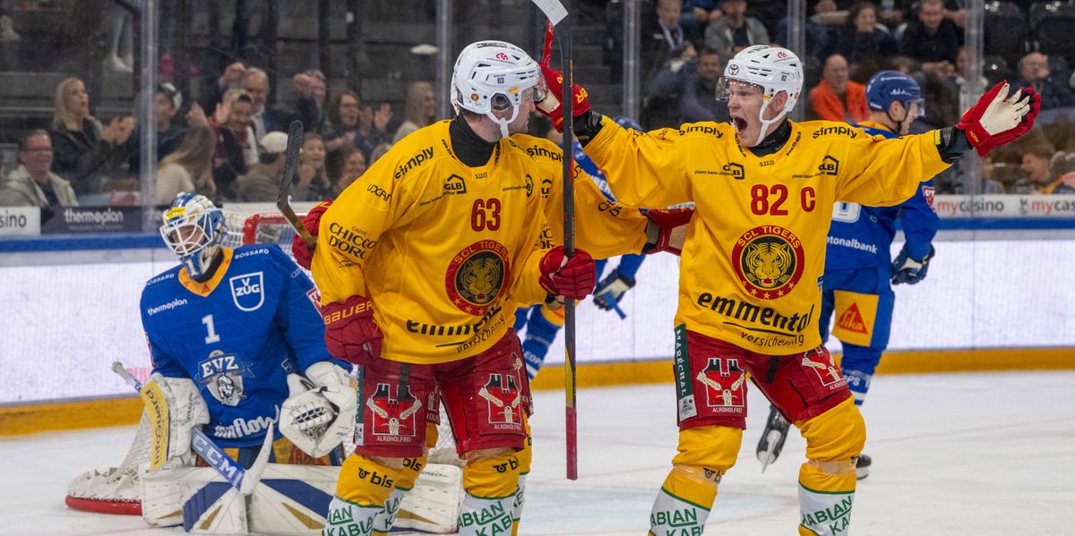 Langnau schlägt EV Zug: Pesonen führt die SCL Tigers zum Sieg