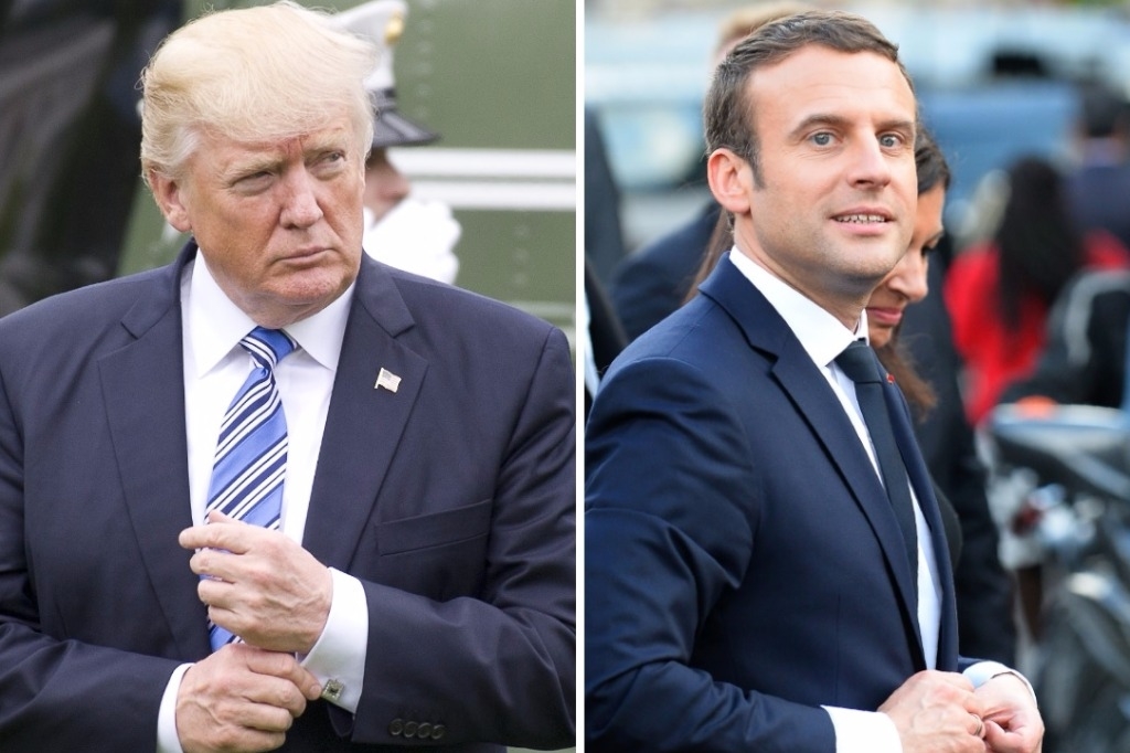 Rencontre entre Trump et Macron le 25 mai