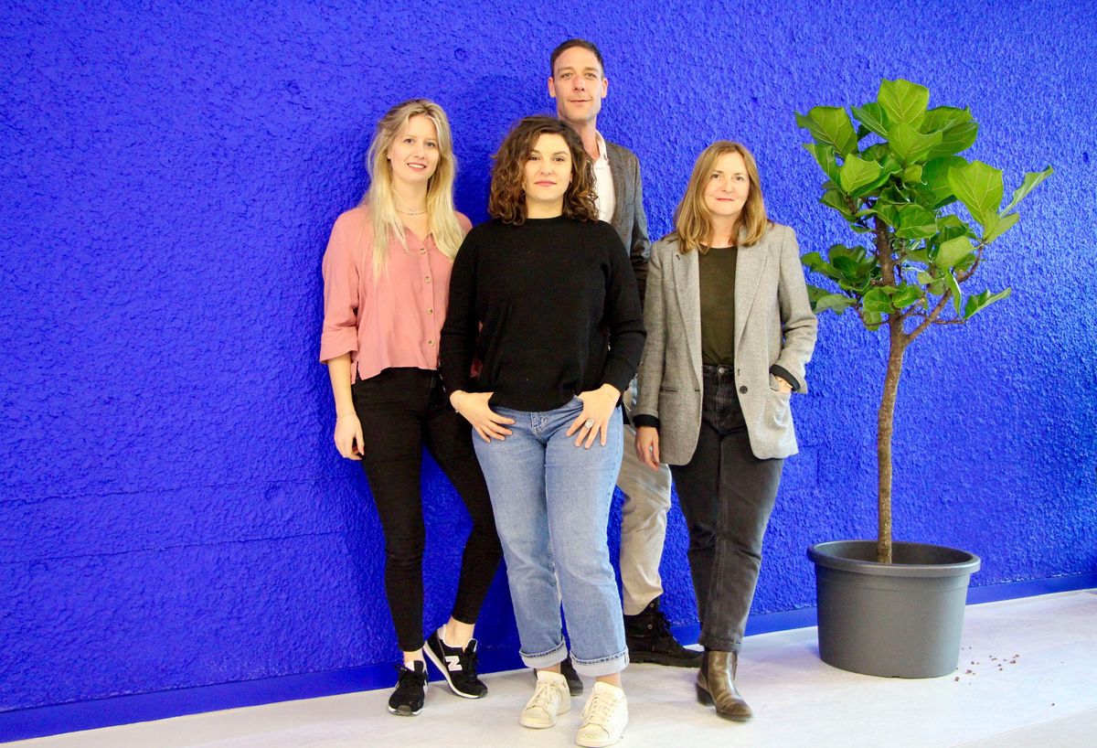 L’équipe de HiFlow dans ses locaux.