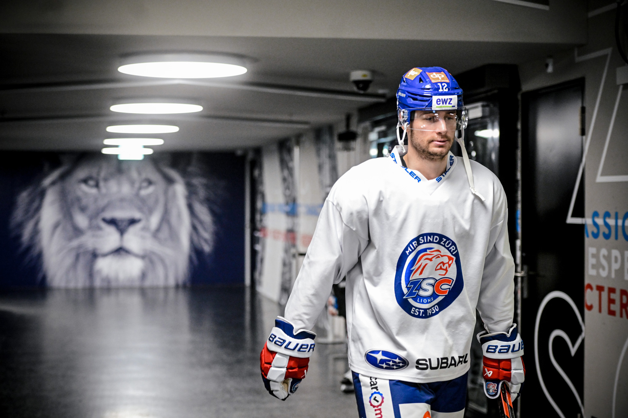 Johan Sundström, Spieler der ZSC Lions, im Eishockeytraining am 11. Januar 2026.