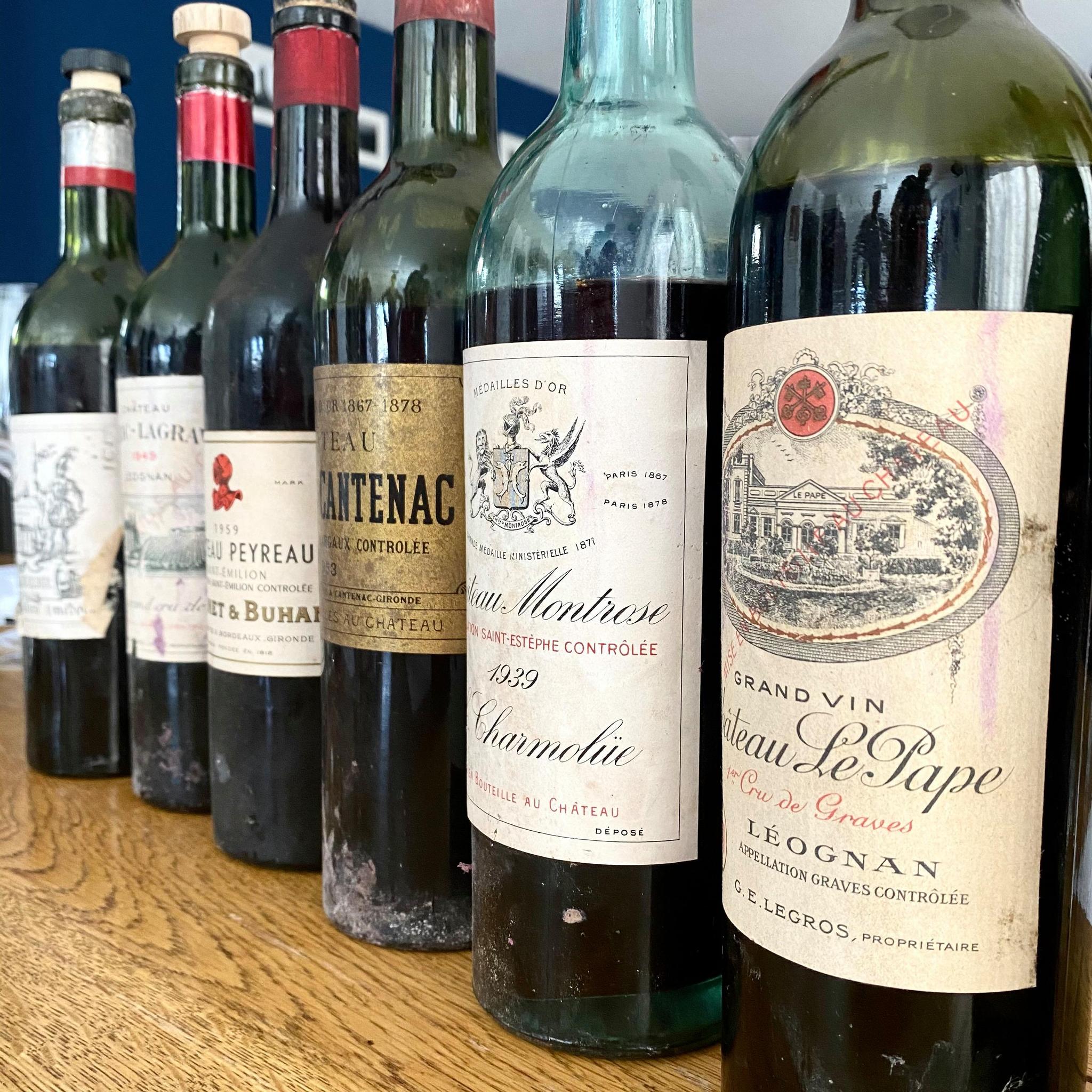 Quelques-uns des vins dégustés et mis en vente. 