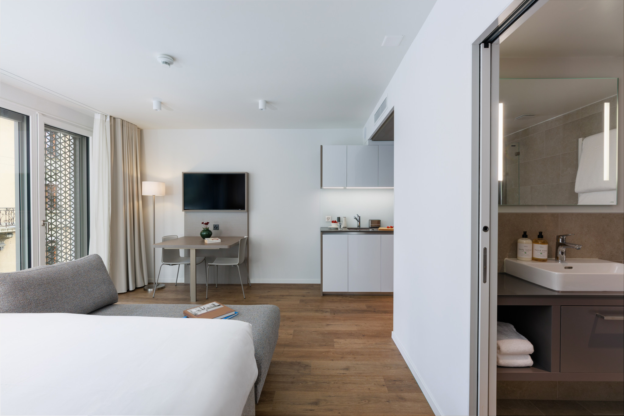 Modern Hotel Room Interior Modern hotel room interior