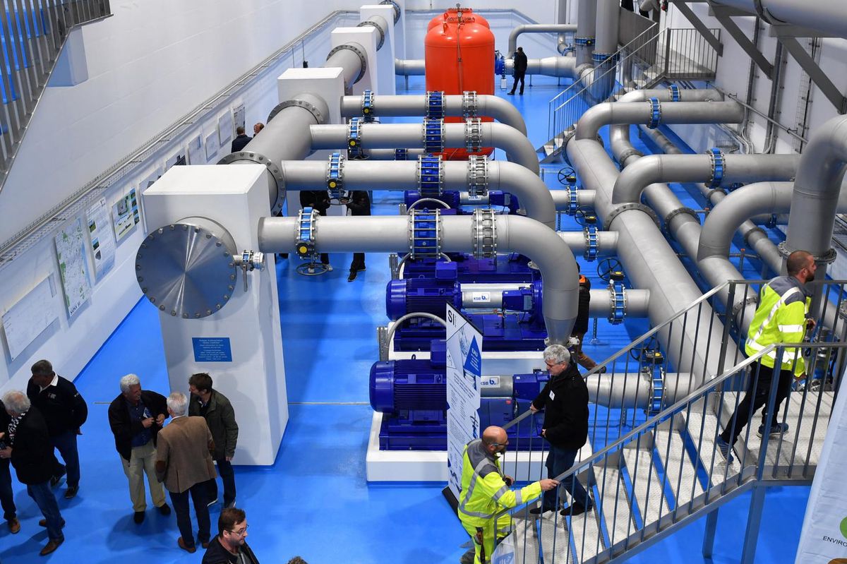 Inauguration du reservoir de la SAPAN a l'Asse Nyon le 20.9.2017 © photo Michel Perret