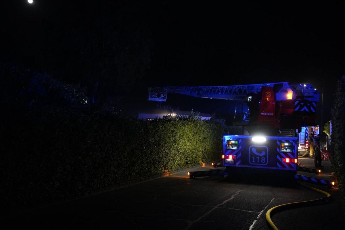Image envoyée par un lecteur concernant l’intervention des pompiers au 40 chemin du Jonc cette nuit.