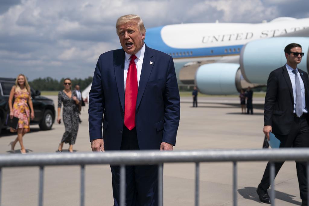 «Wenn deren System so gut ist, wie sie sagen, dann werden sie ganz offensichtlich nicht abstimmen können», sagte Donald Trump bei einem Besuch in North Carolina.