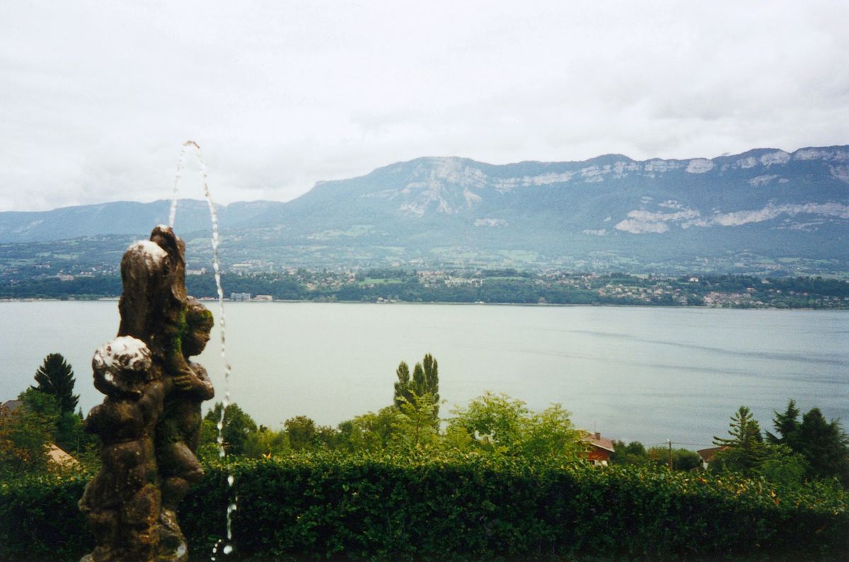 France, Savoie, vue du lac du Bourget.