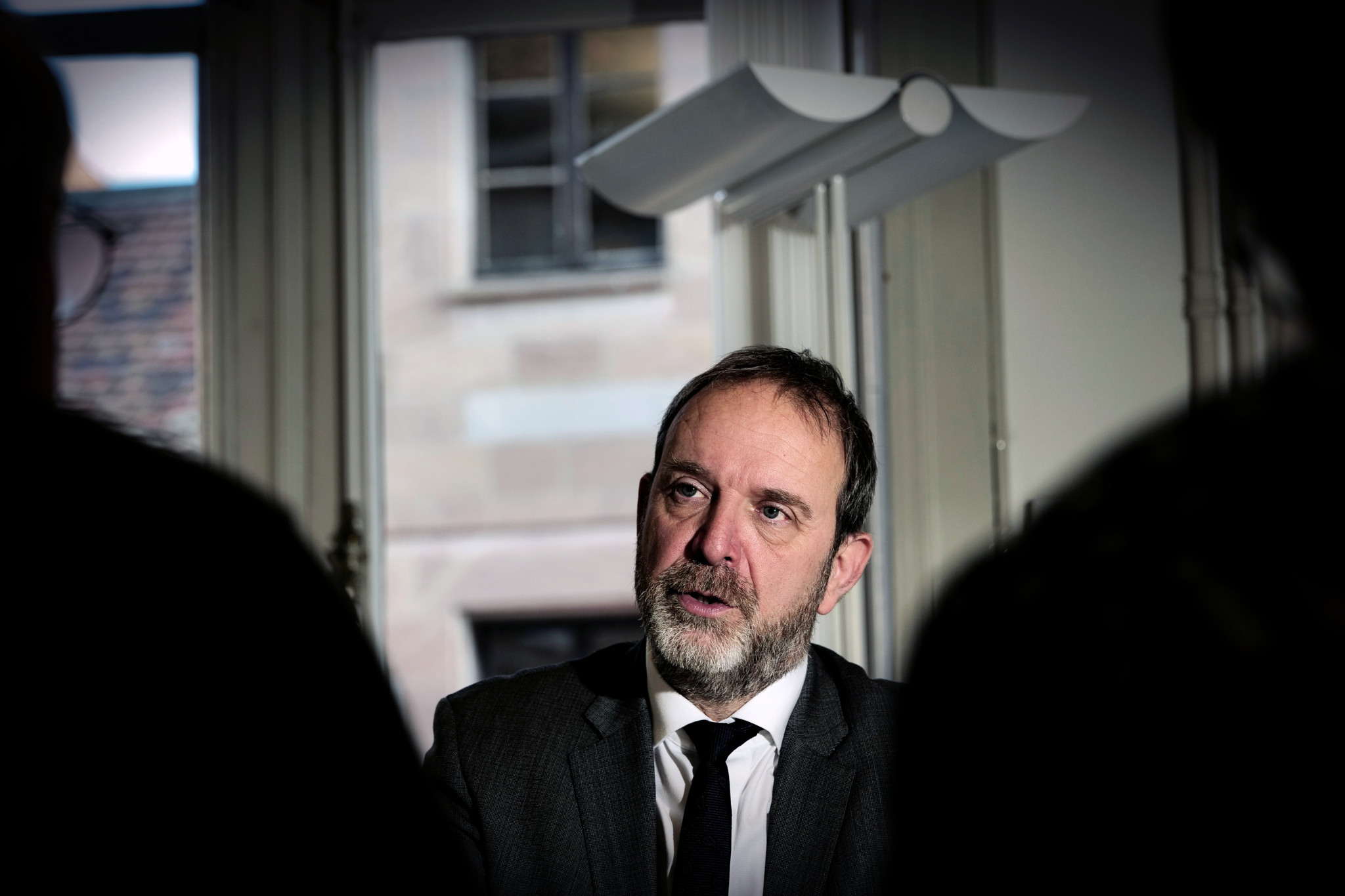 Genève, le 31 janvier 2023.  Interview de Thierry Apothéloz, Conseiller d'Etat chargé du DCS, au sujet du sport dans le canton.