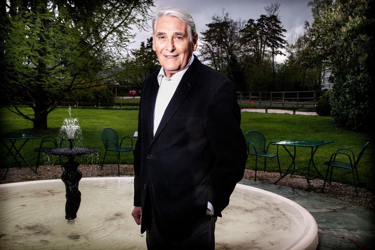 Genève, 20 avril 2012. Carlo Lamprecht, ancien Conseiller d’État. Photographié à Onex. © Olivier Vogelsang