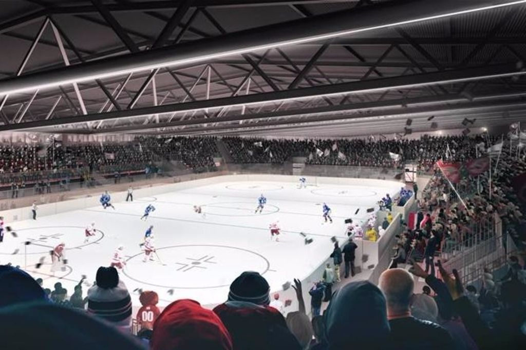 LHC: Une patinoire provisoire de 6700 places