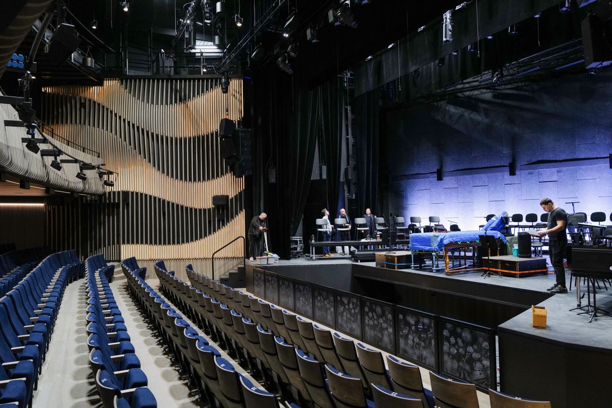 Genève 06/03/2024Cité Bleue. La salle de concert a été entièrement refaite et jouit désormais de technologies à la pointe sur le plan de la sonorisation et de l'acoustique. 