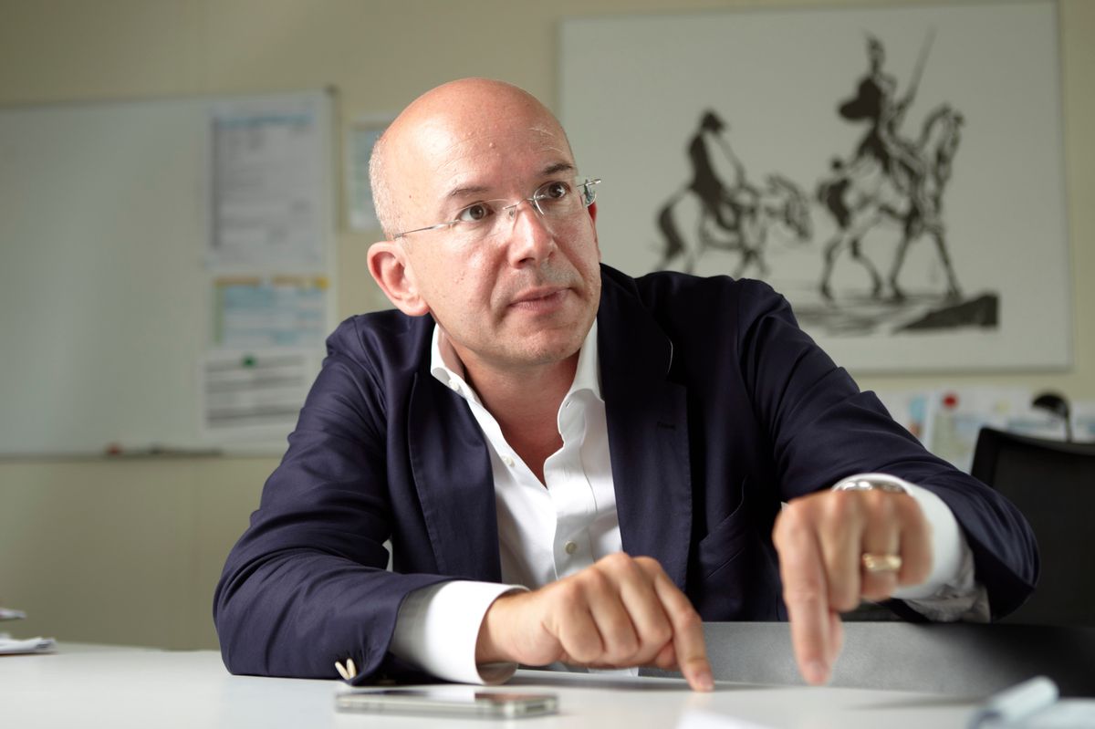 Geneve, le 18 aout 2011. Itw de Yves Daccord, Directeur General du CICR. Photo Yvain Genevay / Le Matin 